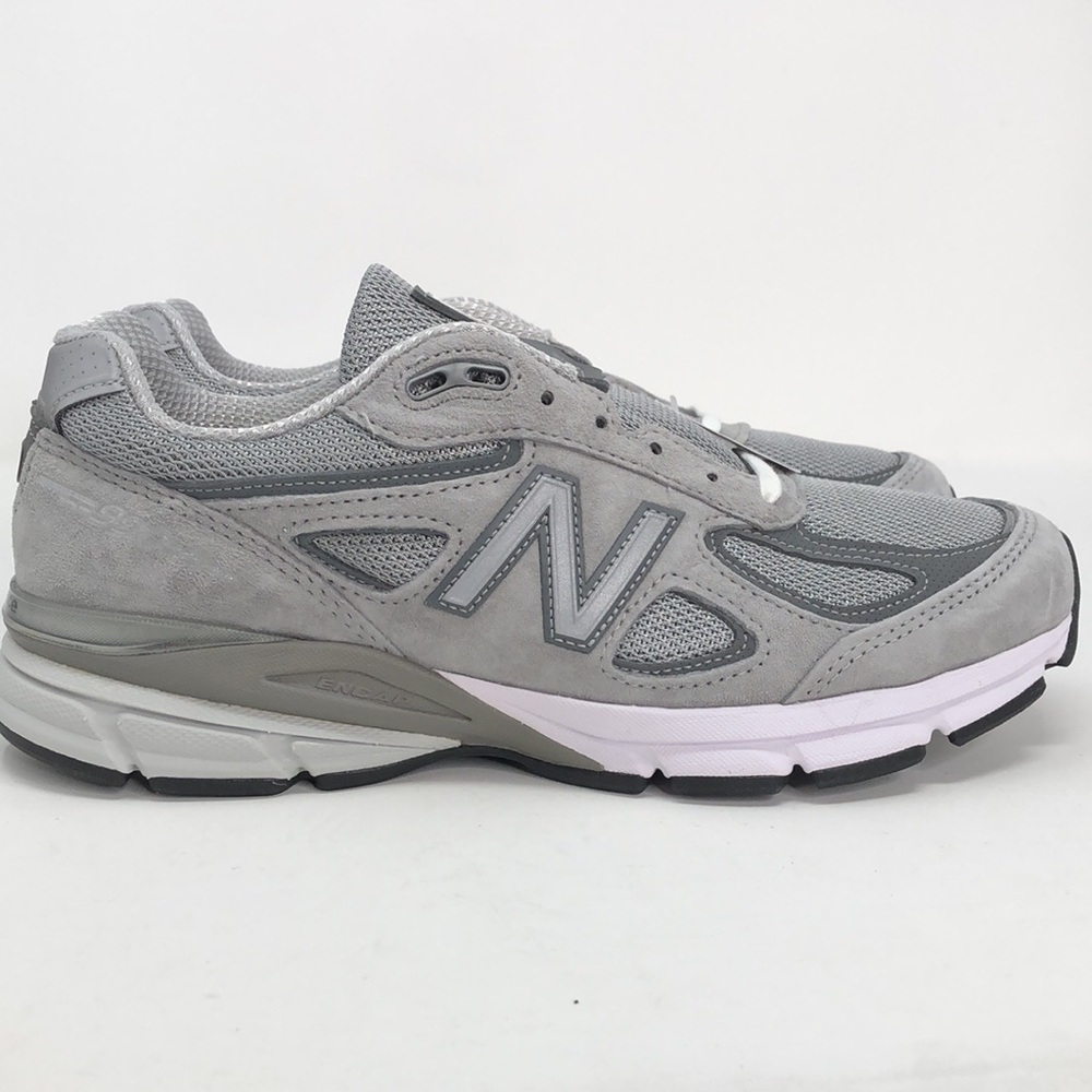 New Balance Mens 990 v4 Made In USA Grey Silver U990GR4 Running Shoes - Size 8.5 - Picture 11 of 15